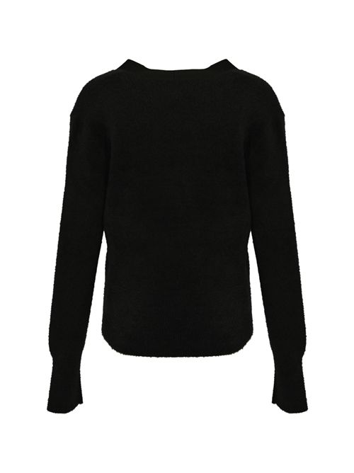 Cardigan e top effetto pelliccia Nero BLUGIRL | RF5235 MA39R22222